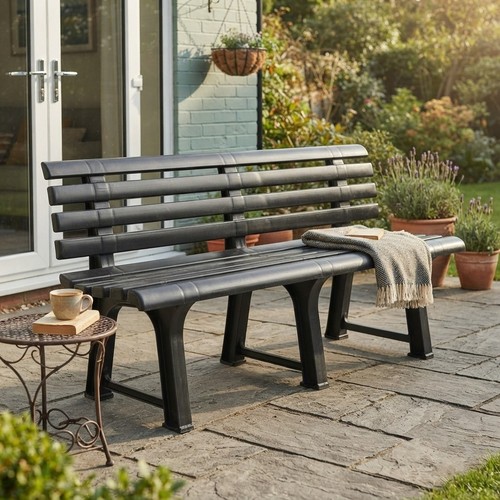 Durable seater patio bench - 3-seater,