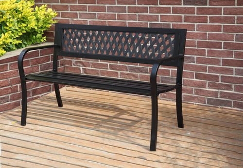 Outdoor seater garden bench - 3,