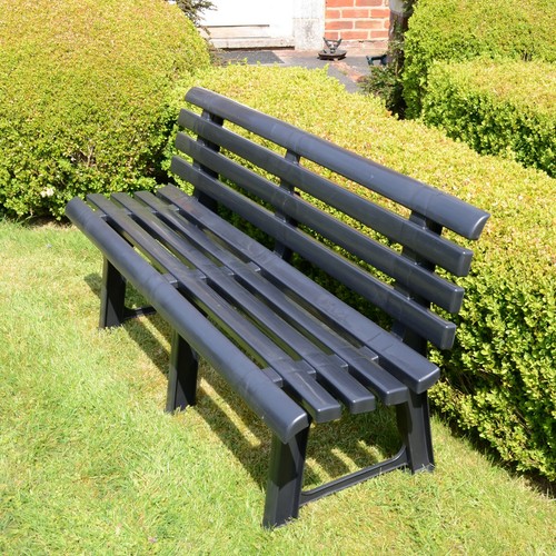 Brindisi bench in anthracite - in,