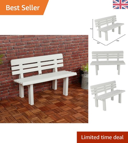 Stylish white seater outdoor - stylish, 2-seater