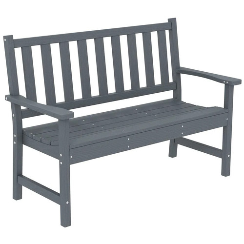 Garden bench seater grey - garden, 2