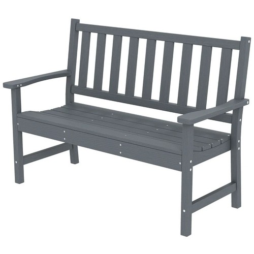 Seater plastic garden bench - seater,