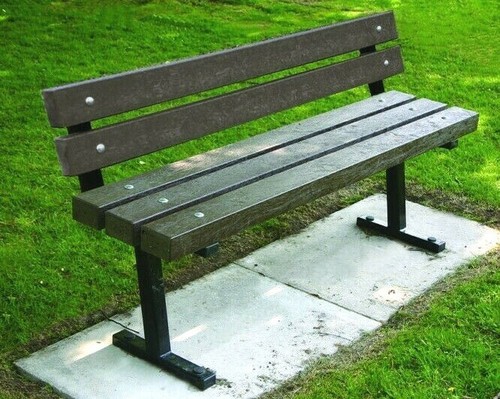 Garden seat recycled plastic - recycled,